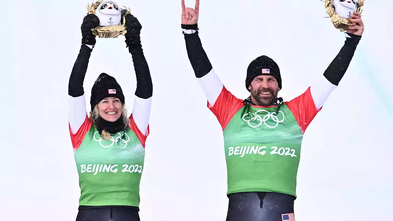 WATCH: Team USA Earns First Ever Gold in Mixed Team Snowboard Cross Debut