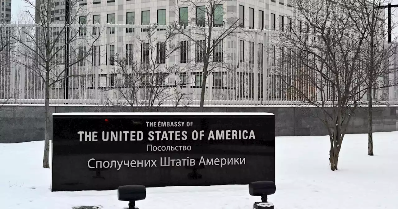 U.S. to evacuate embassy staff from Ukraine amid fears of Russian invasion