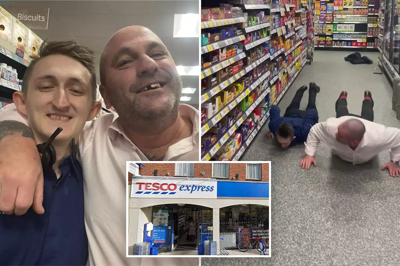 Grocery worker does ‘The Worm’ with drunk duo: ‘Best customer service ever’