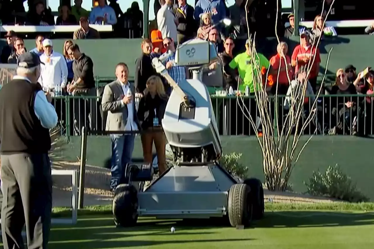 Robot named after Tiger Woods nails a hole-in-one at Phoenix Open