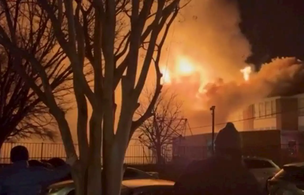 Nighttime fire engulfs 110-year-old elementary school in Virginia