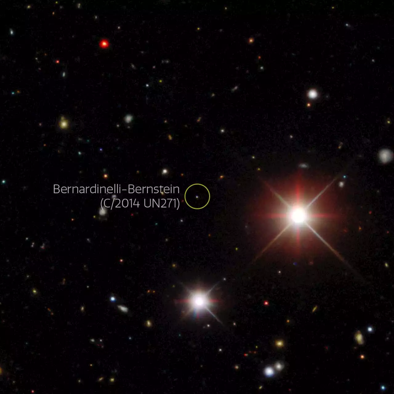 Largest comet ever observed bumps Hale-Bopp from pedestal