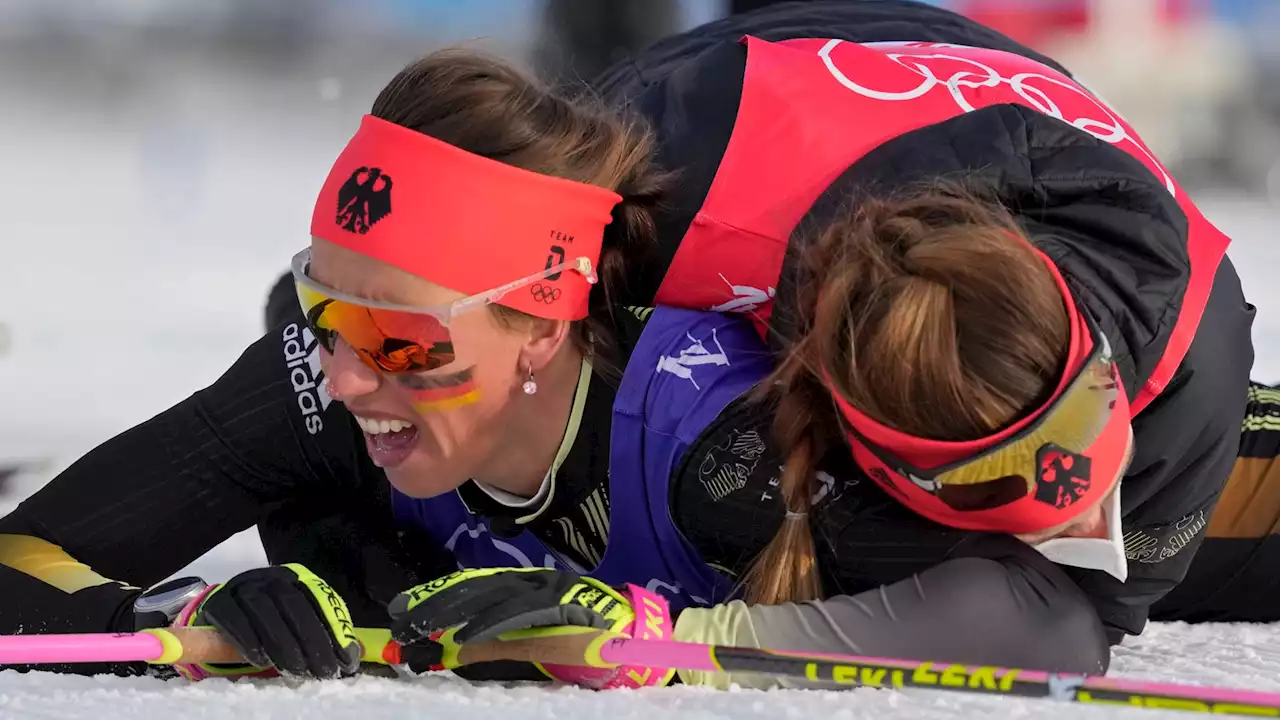 Sensation im Langlauf: Deutsche Frauen holen Silber