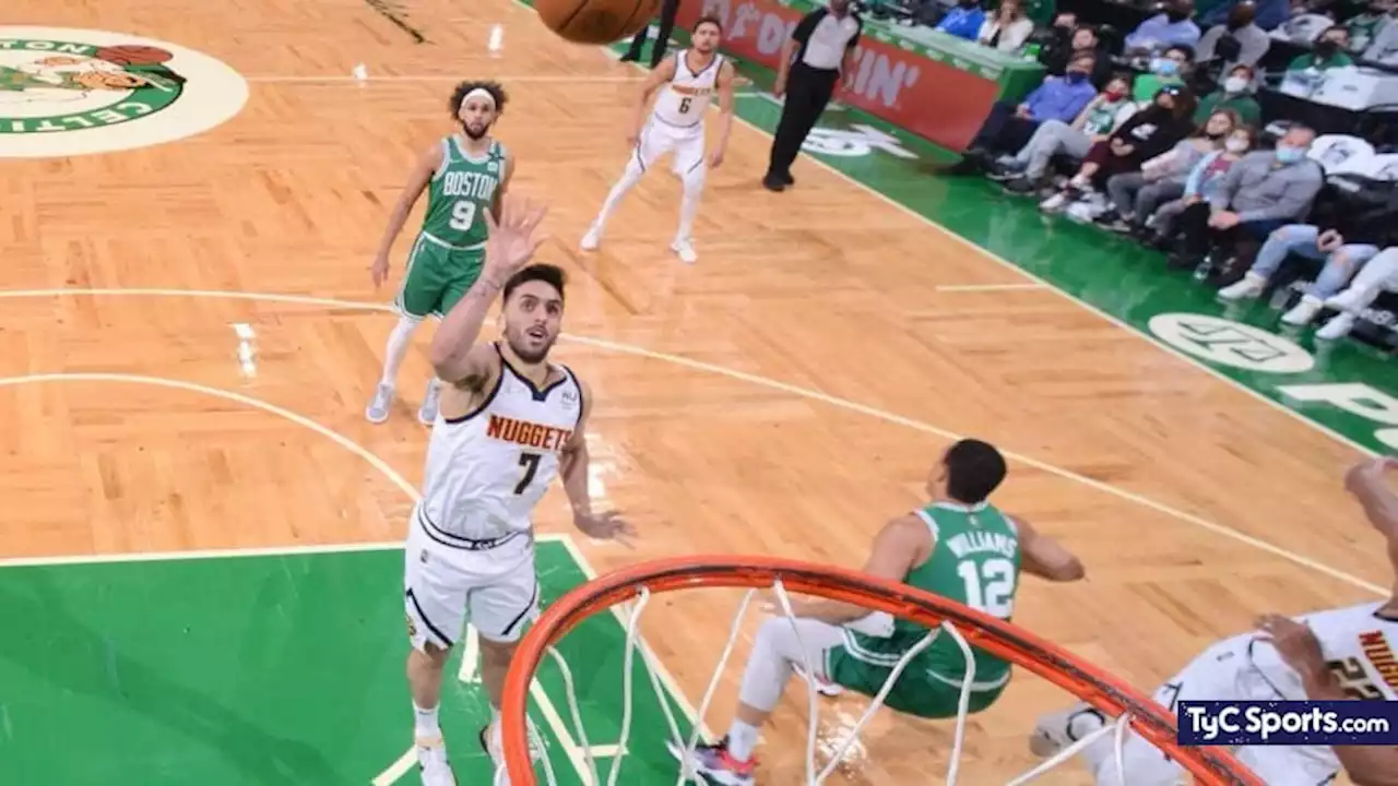 Gran partido de Campazzo en Denver ante Boston en la NBA - TyC Sports