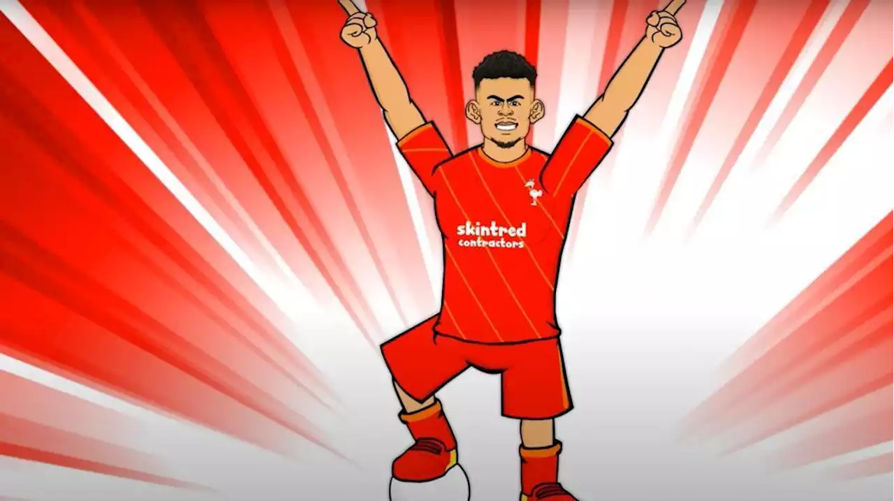 ¡Vamos Luis Díaz!: la animación viral que retrata la llegada del guajiro al Liverpool