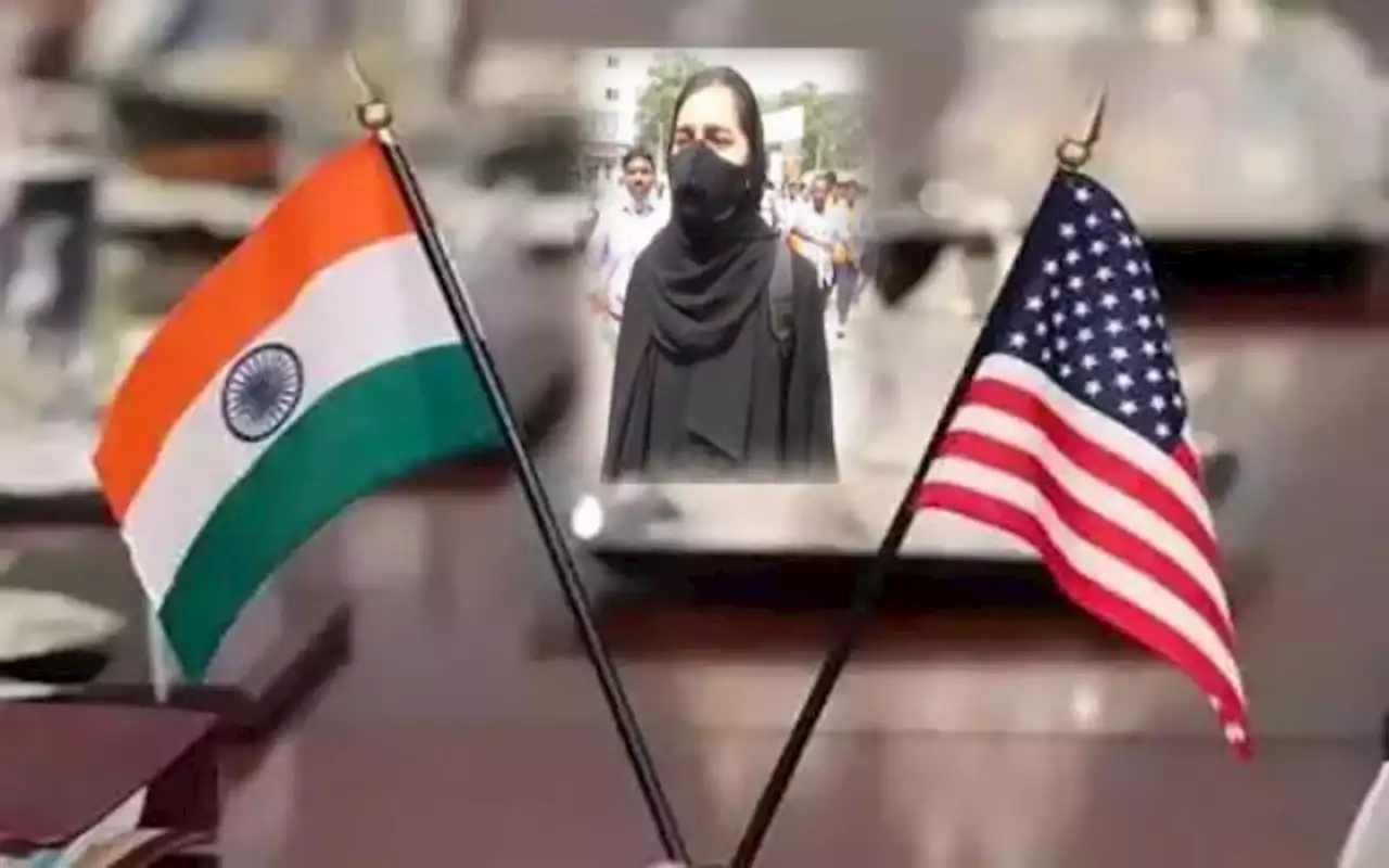 حجاب پر پابندی ۔ امریکا دخل اندازی سے باز رہے۔بھارت کا انتباہ