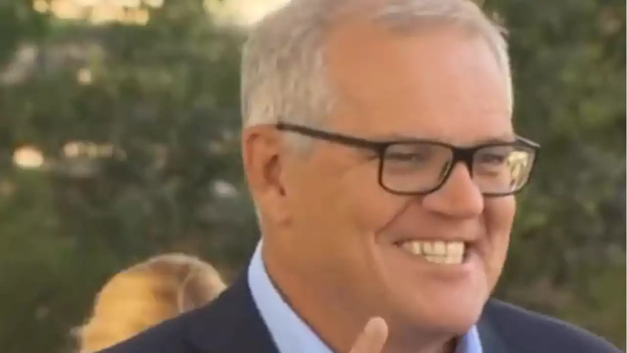 Awkward moment Scott Morrison accidentally swears on live TV