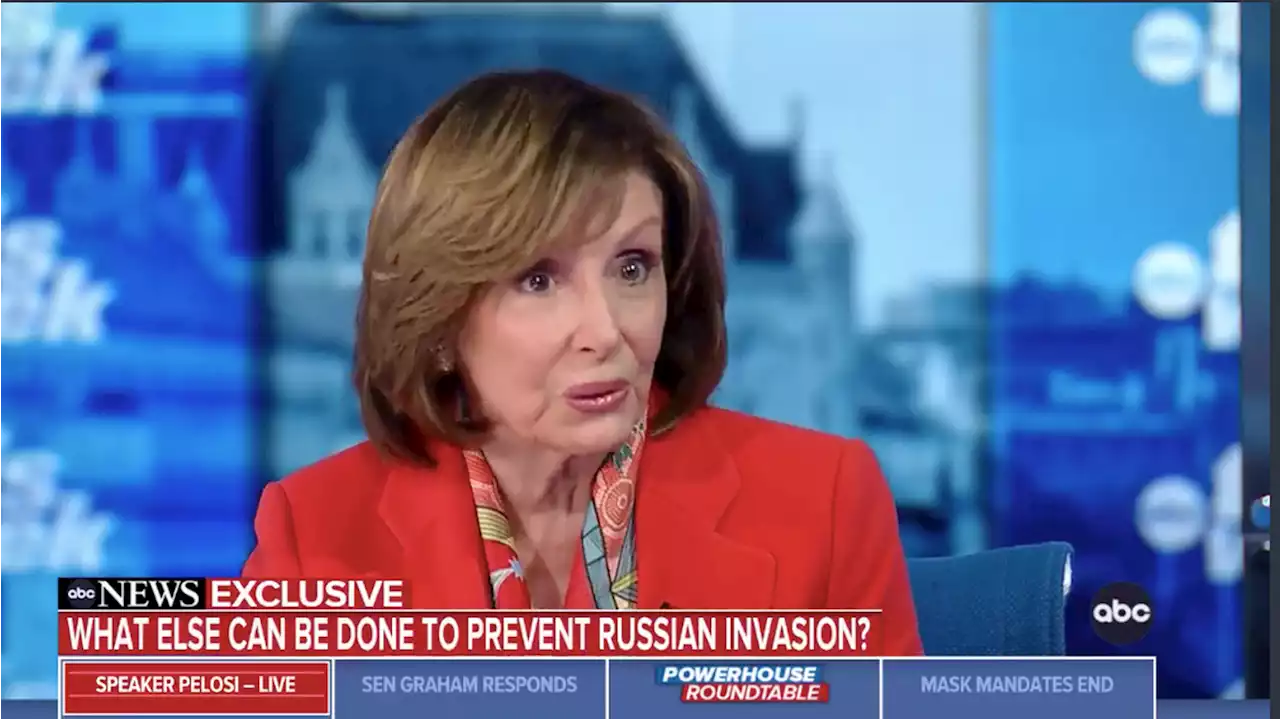 Pelosi: 'An assault on Ukraine is an assault on democracy'