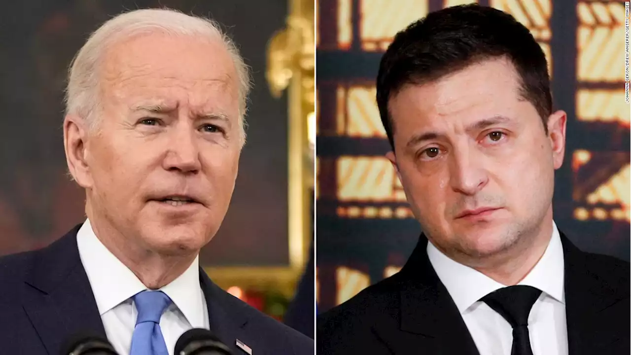 Biden and Ukrainian President Zelensky to speak Sunday