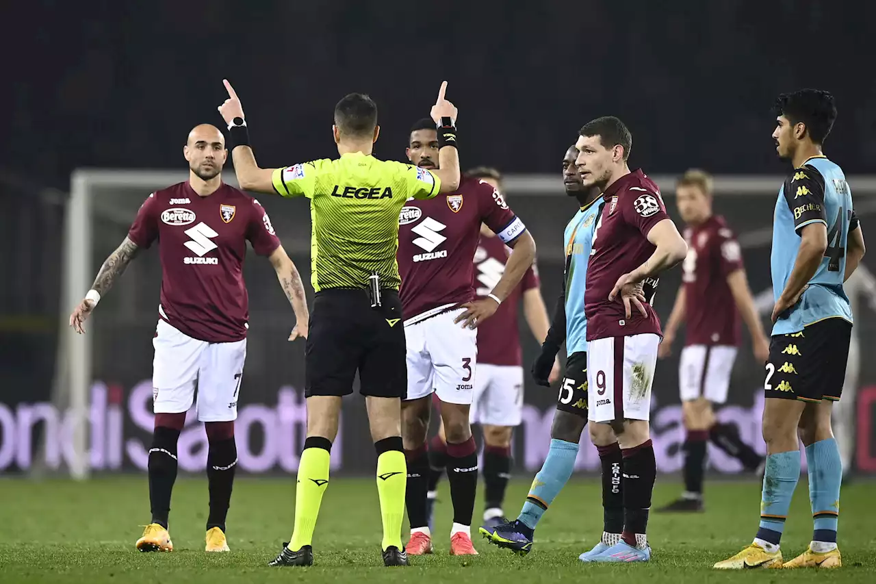 Torino-Venezia 1-2: furia Juric, il Var toglie il gol di Belotti al 90'