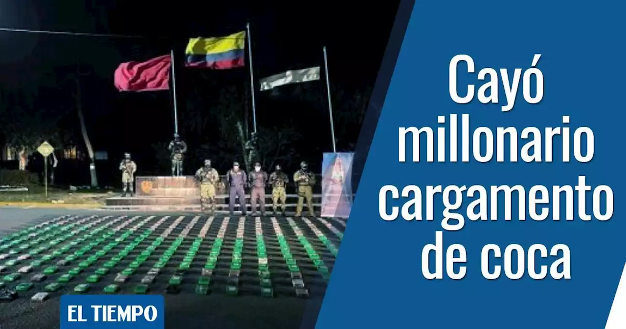 Caen 378 kilos de coca en Barranquilla avaluados en 14 millones de dólares