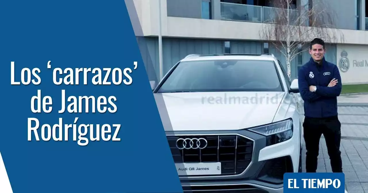 La colección de carros de James Rodríguez va de Chevrolet a Lamborghini