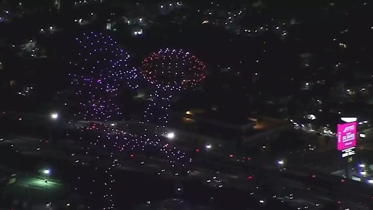 WATCH: The NFL's First Ever Super Bowl Drone Show is Hovering Over LA Skies This Weekend