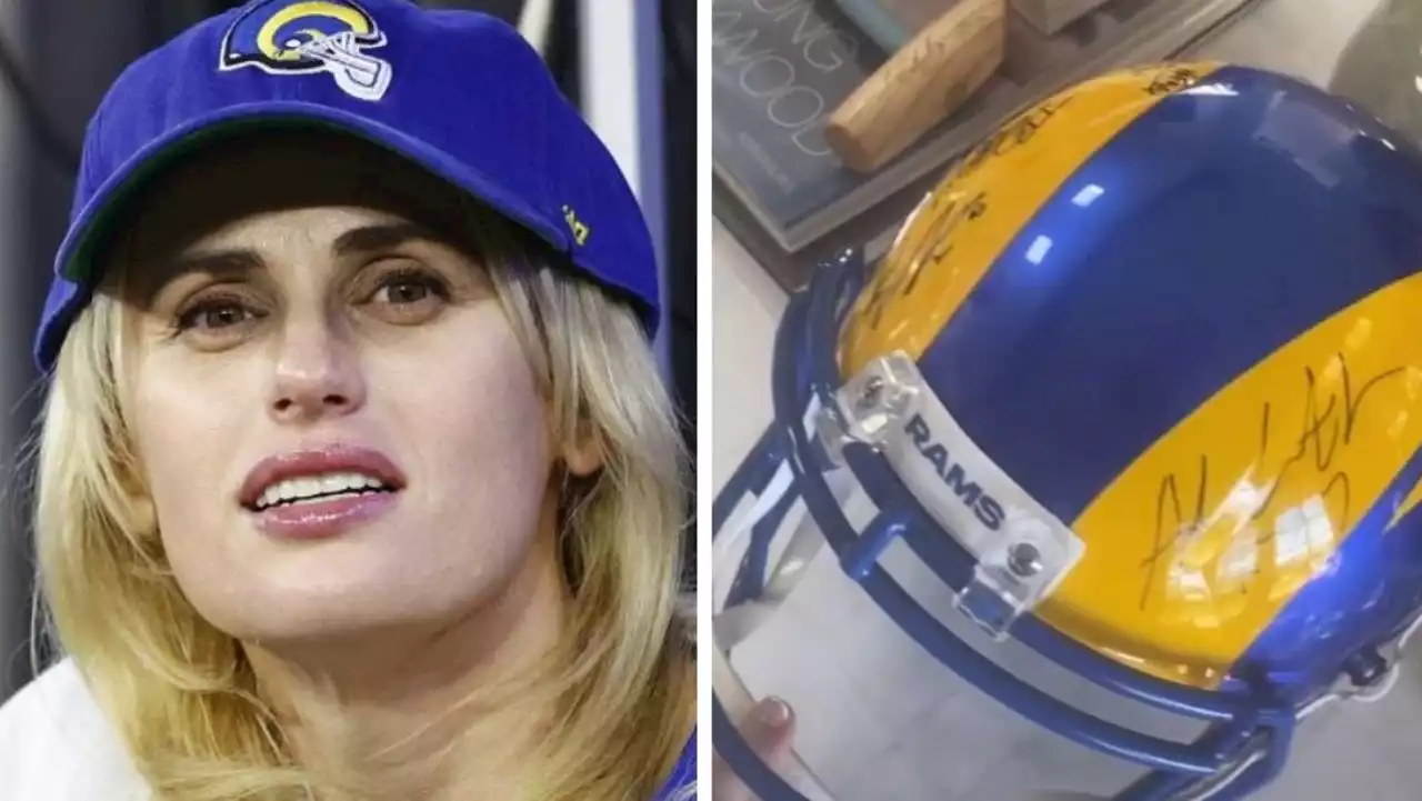 Rebel Wilson shows off surprise item ahead of the Super Bowl