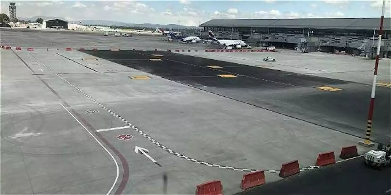 Pista norte del aeropuerto El Dorado, cerrada por calibración