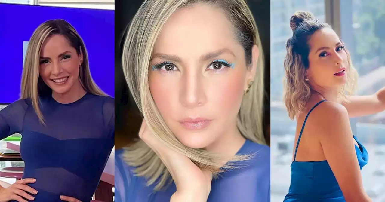 Los looks azules de Carmen Villalobos con los que ha presumido seguridad