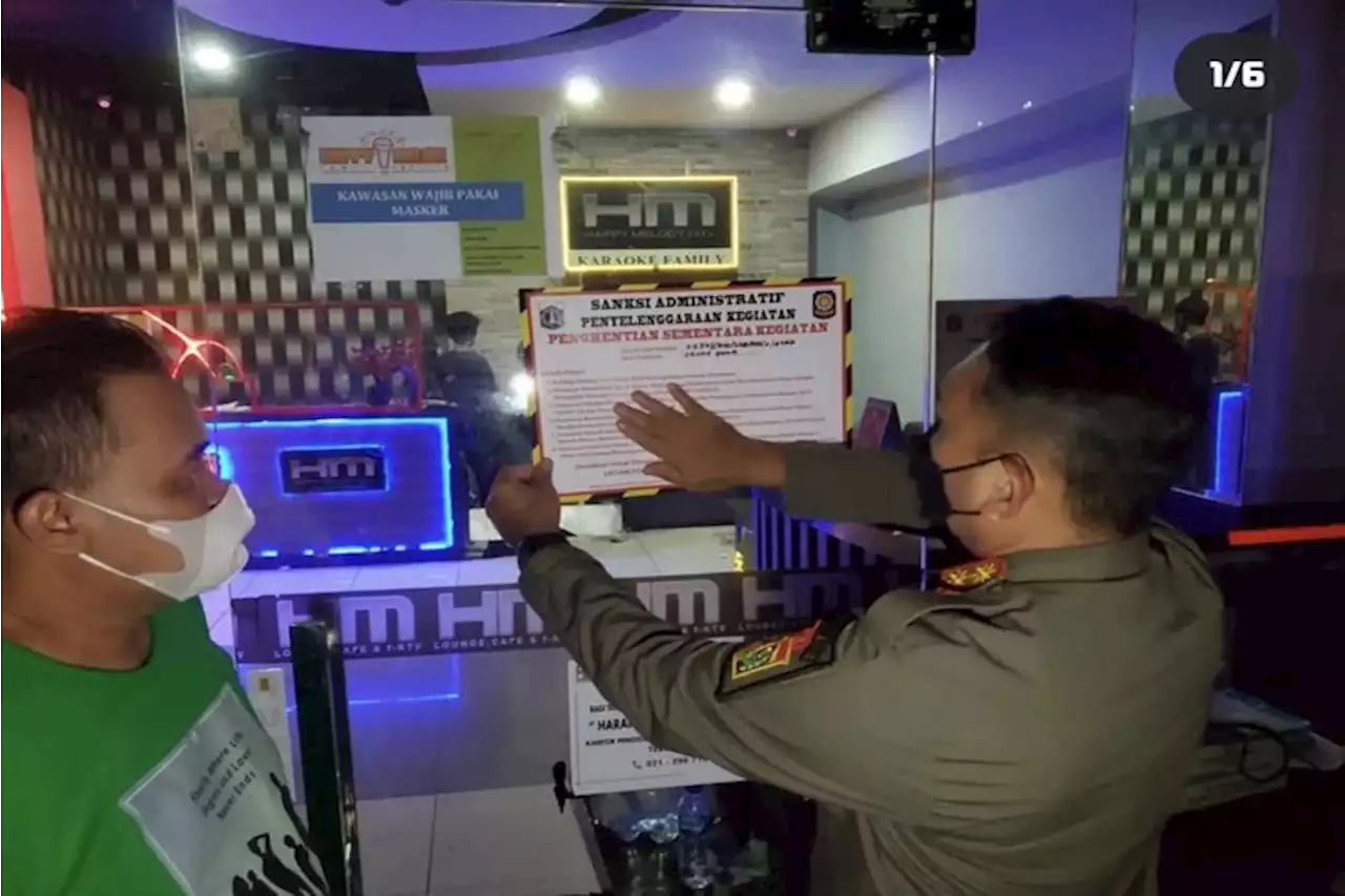 Langgar Aturan PPKM, 2 Tempat Usaha Ini Disanksi Satpol PP DKI