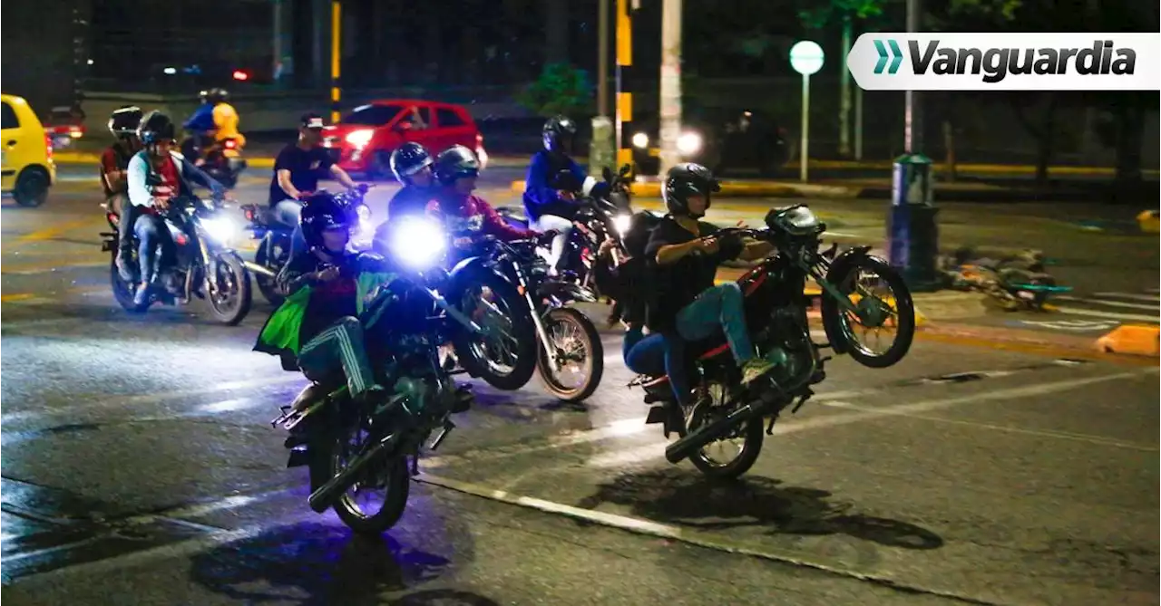 Video: Cuatro capturas y 30 motos inmovilizadas durante caravanas en Bucaramanga