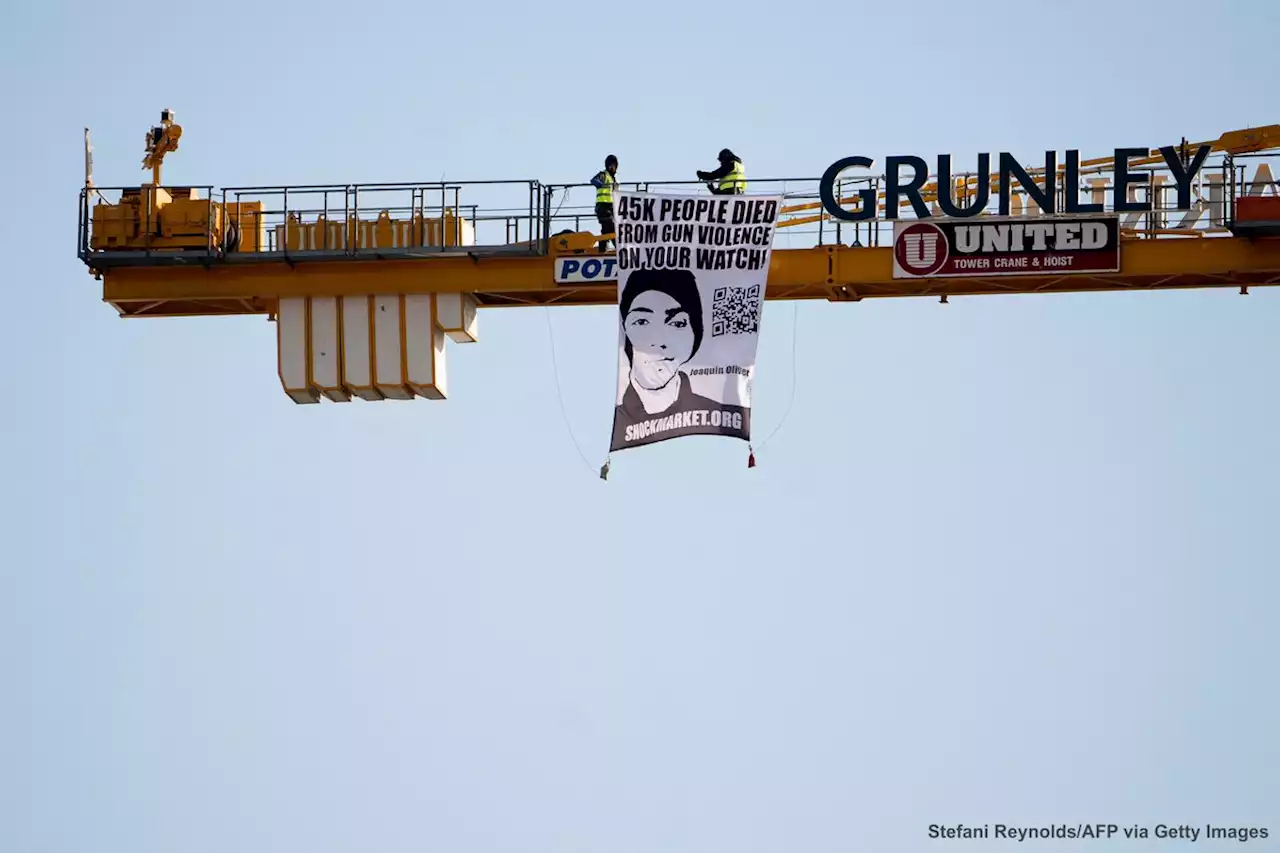 Parkland father climbs crane near White House, demands Biden do more on gun control: Report