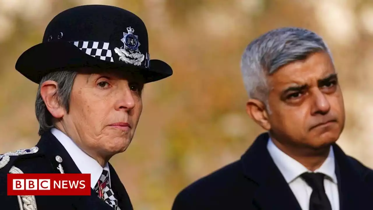 Sadiq Khan: Met Police Federation has 'no faith' in London mayor