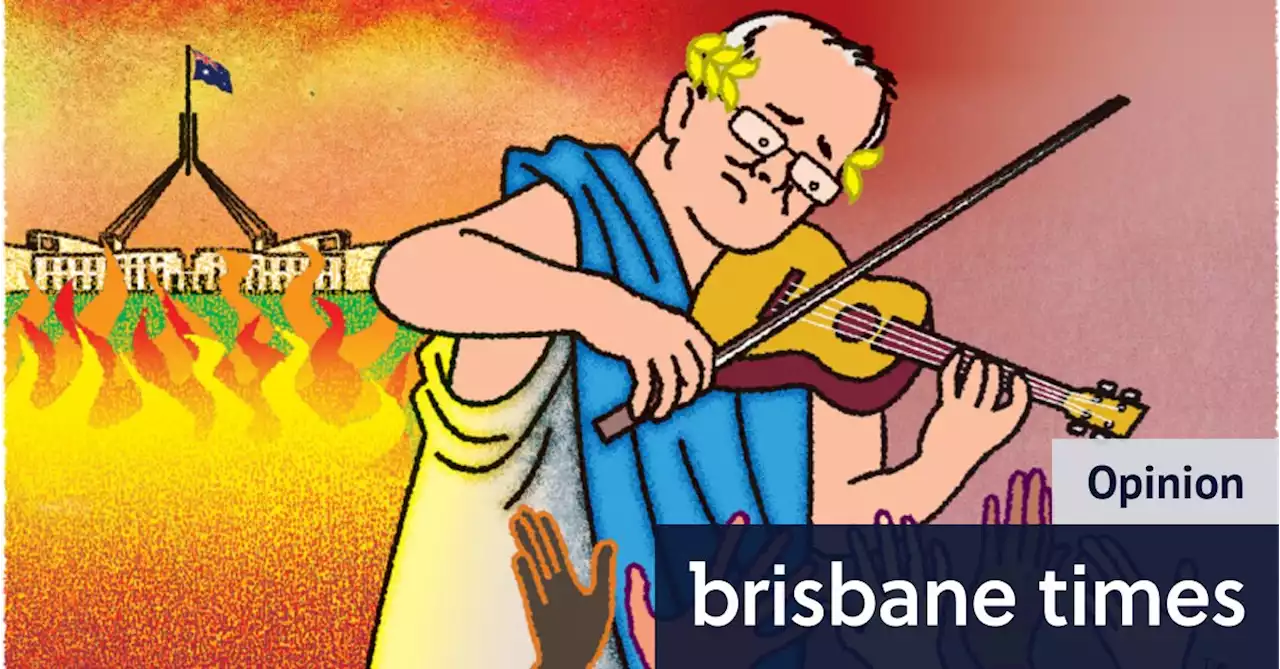 He does hold a ukulele, mate: Scott Morrison plays the man, not the Prime Minister