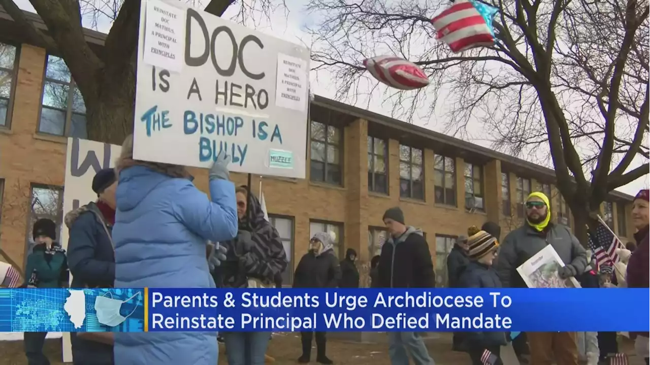 Parents And Students Urge Archdiocese To Reinstate Principal Who Defied Mask Mandate