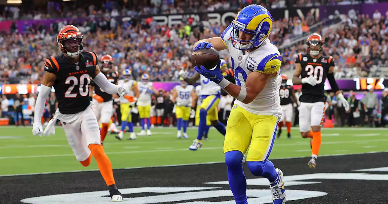 Super Bowl: Los Angeles Rams hold lead over Cincinnati Bengals at halftime