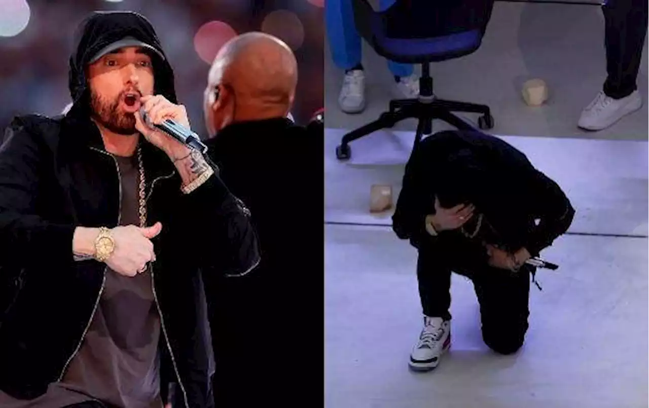 La poderosa protesta simbólica por la que Eminem se arrodilló en el Super Bowl