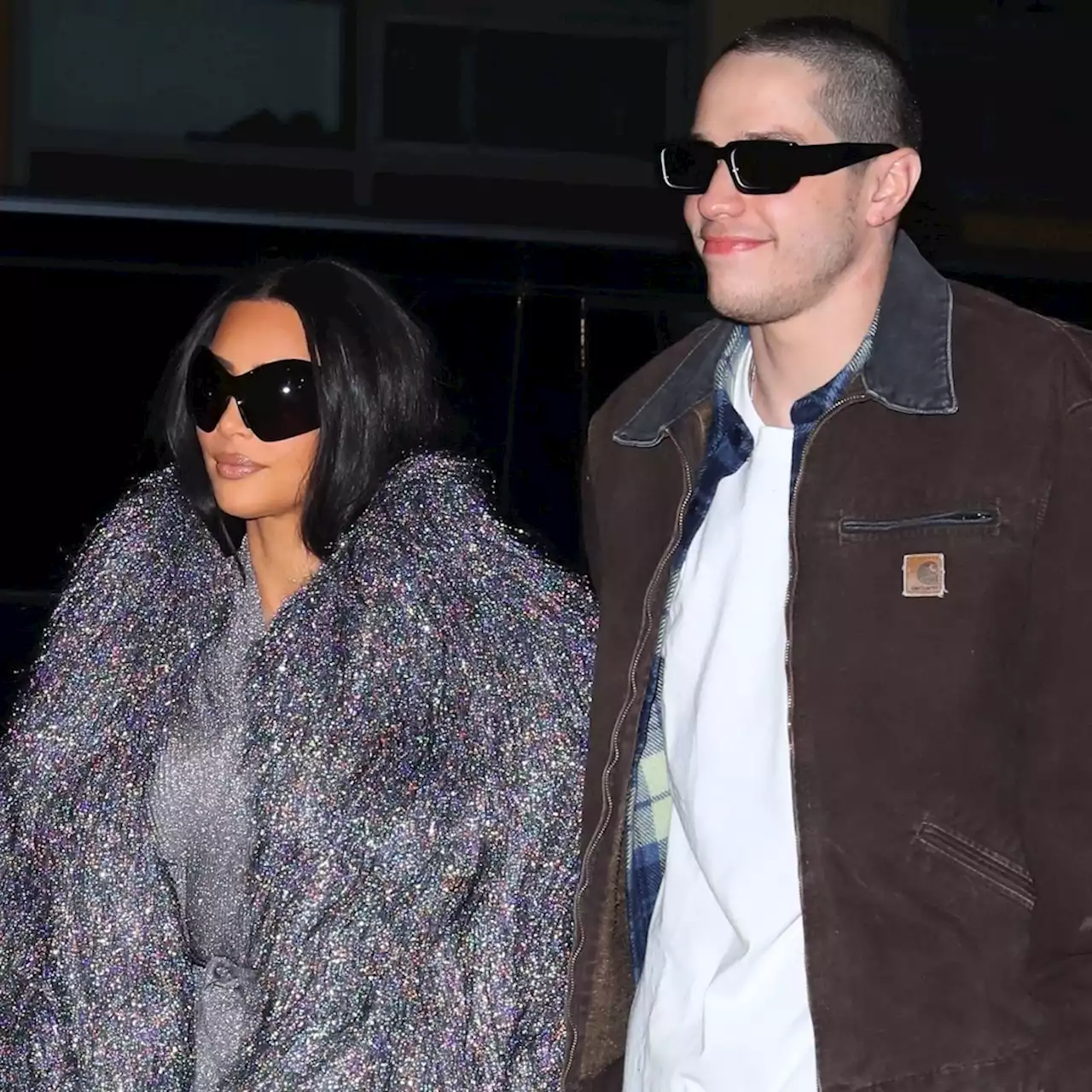 Kim Kardashian and Pete Davidson Step Out in NYC for Pre-Valentine's Day Date - E! Online