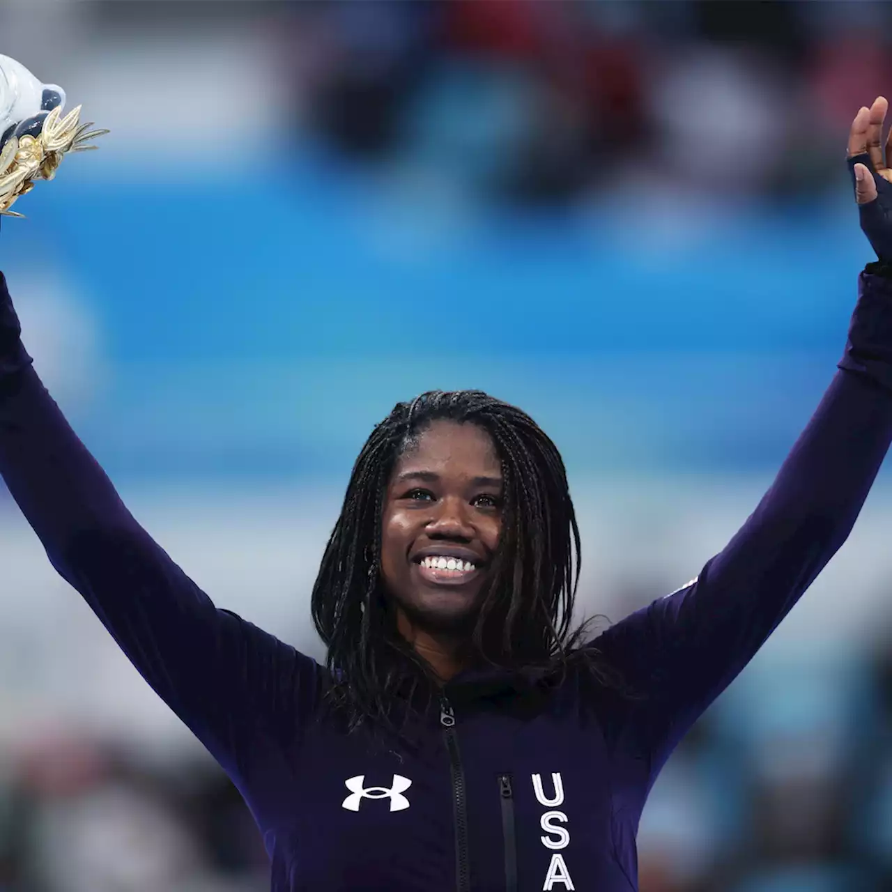 Speedskater Erin Jackson Makes History at 2022 Winter Olympics After Best Friend Gives Up Her Spot - E! Online