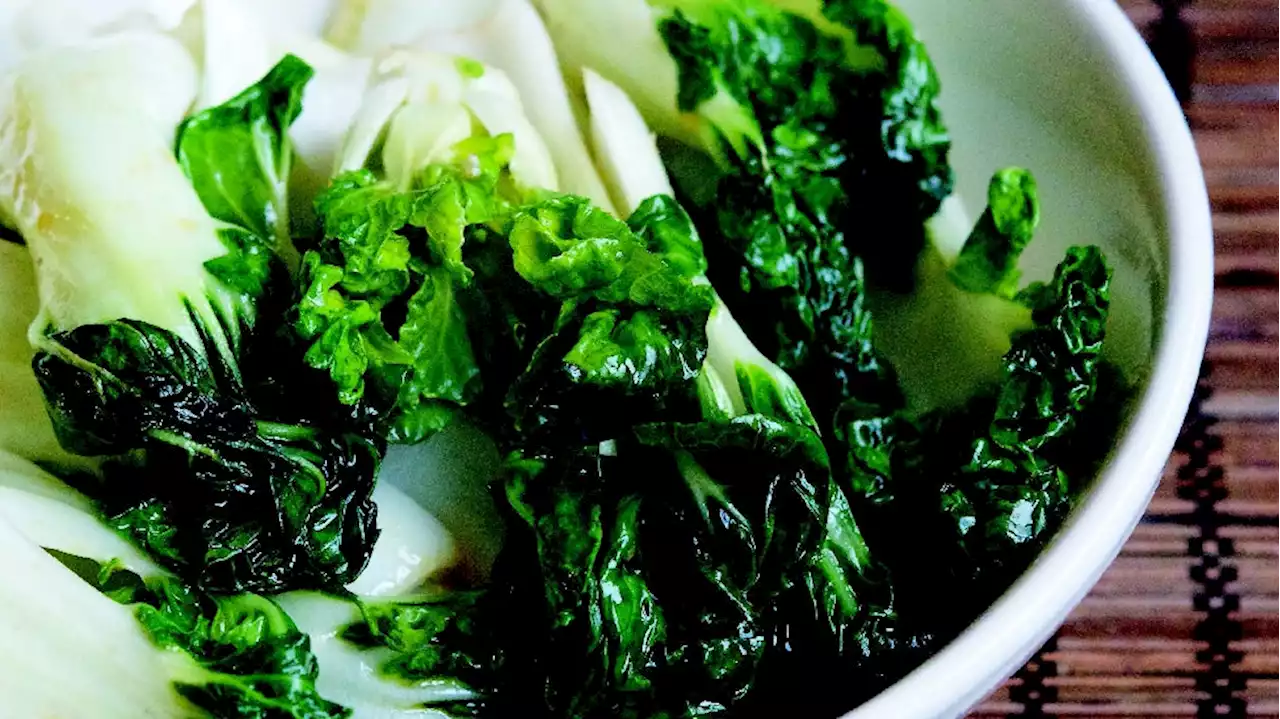 Stir-Fried Sesame Baby Bok Choy