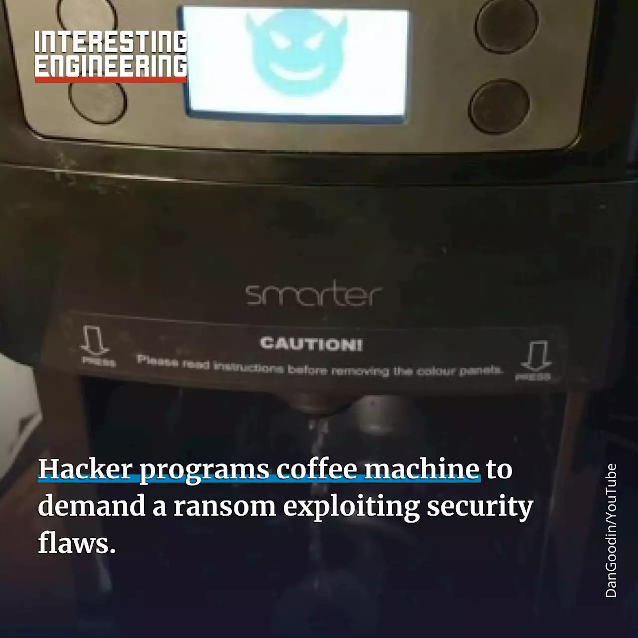 Hacker Programs Coffee Machine to Demand a Ransom Exploiting Security Flaws