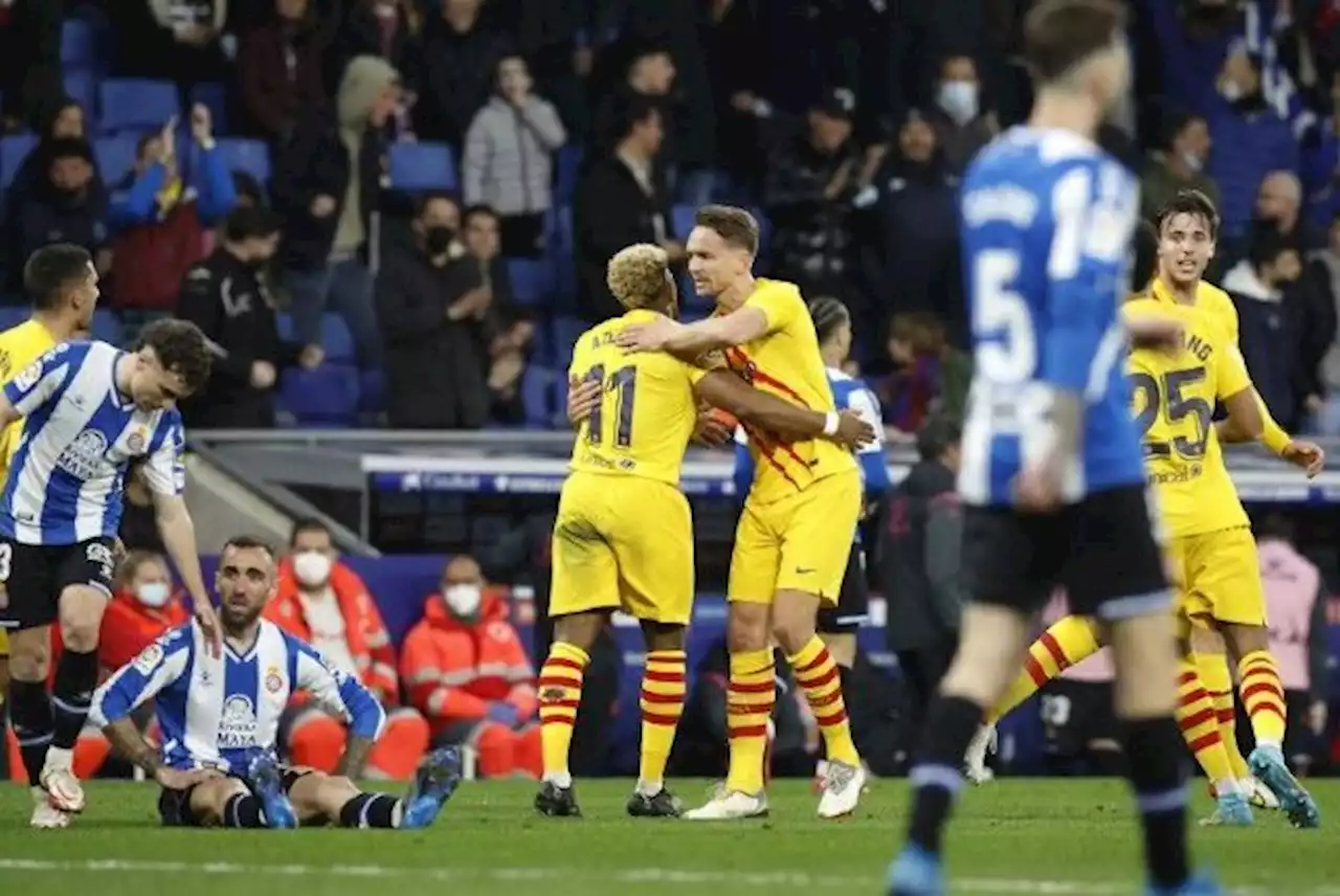 Gol Luuk de Jong Selamatkan Barcelona dari Kekalahan Lawan Espanyol