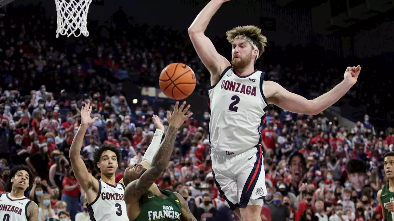 Gonzaga back at No. 1 in AP Top 25; Wyoming enters poll