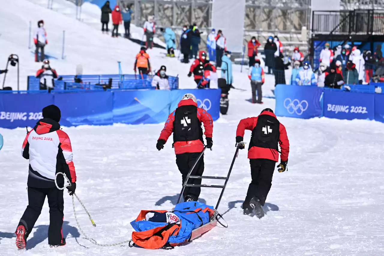 US Slopestyle Skier Marin Hamill Stretchered Off After Scary Crash