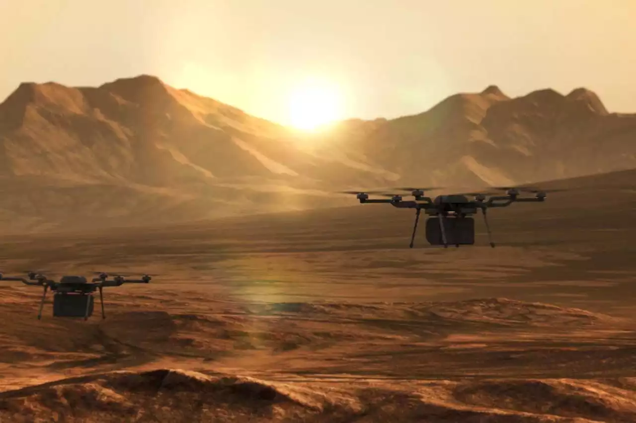 Drones armed with a small microwave weapon can shoot down other drones