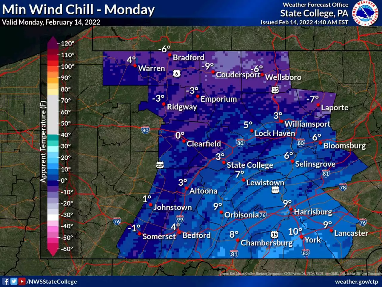 Cold and windy weather will give way to rising temperatures throughout the week