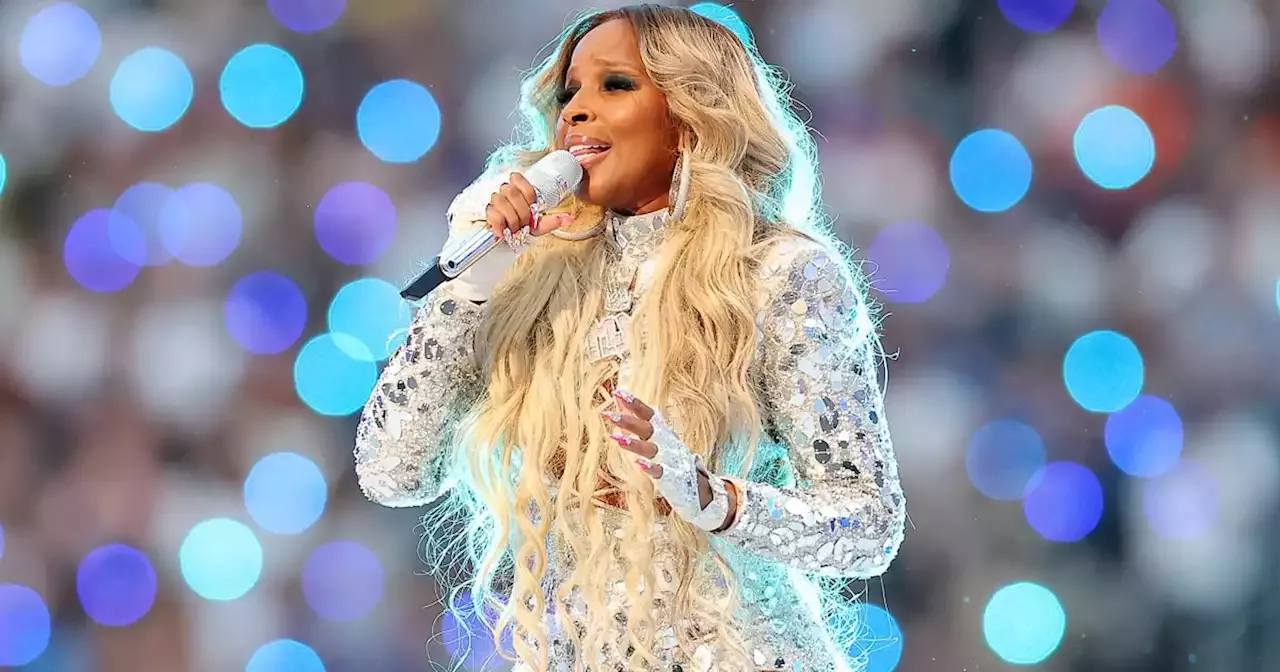 Mary J. Blige Shone In Custom Dundas At The Super Bowl Halftime