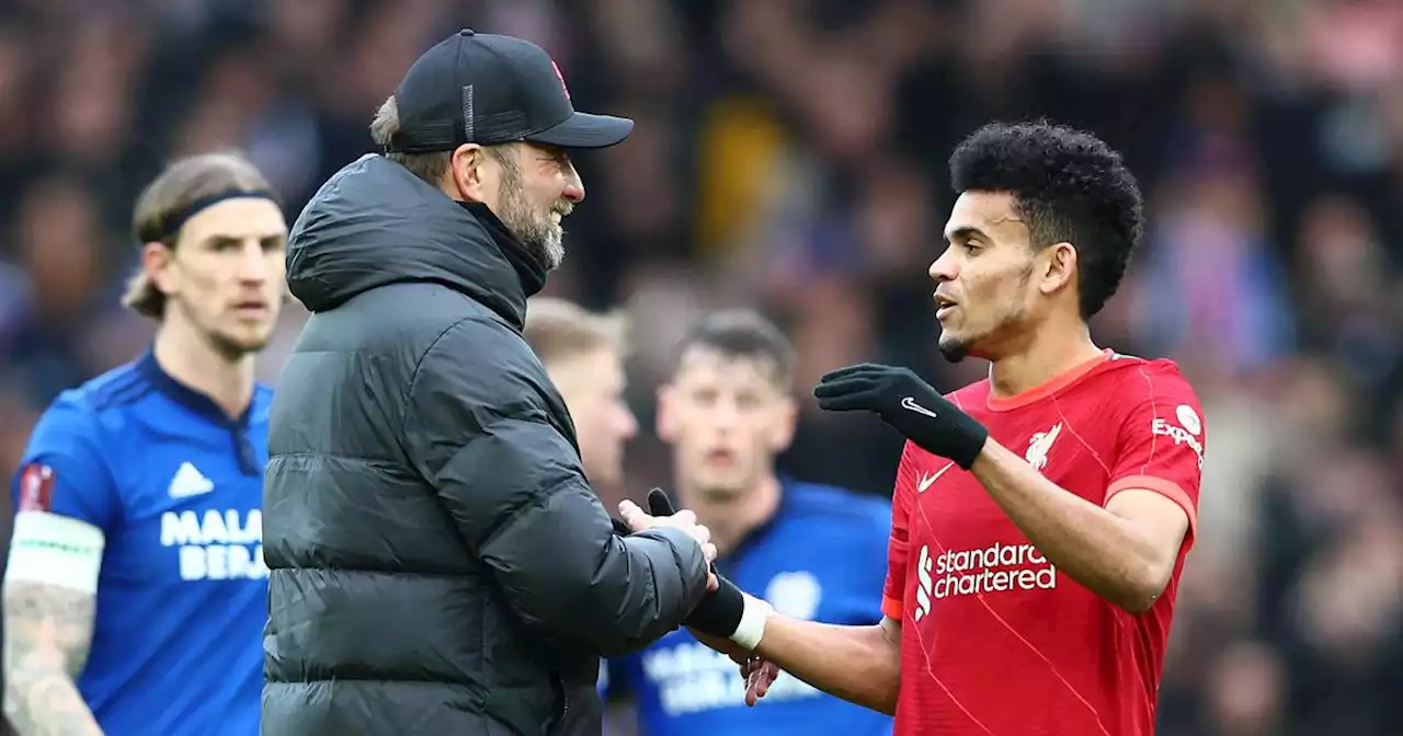 Klopp explicó por qué no puso a Luis Díaz en el juego contra el Burnley