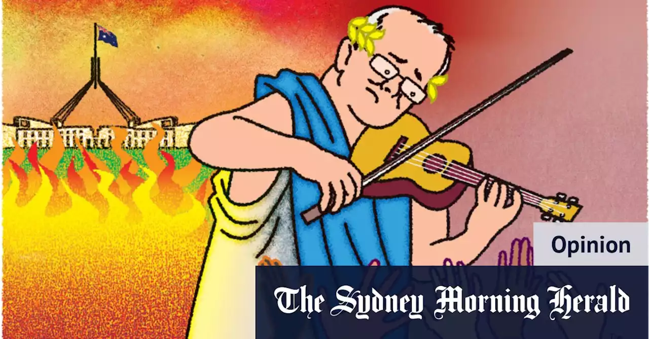 He does hold a ukulele, mate: Scott Morrison plays the man, not the Prime Minister