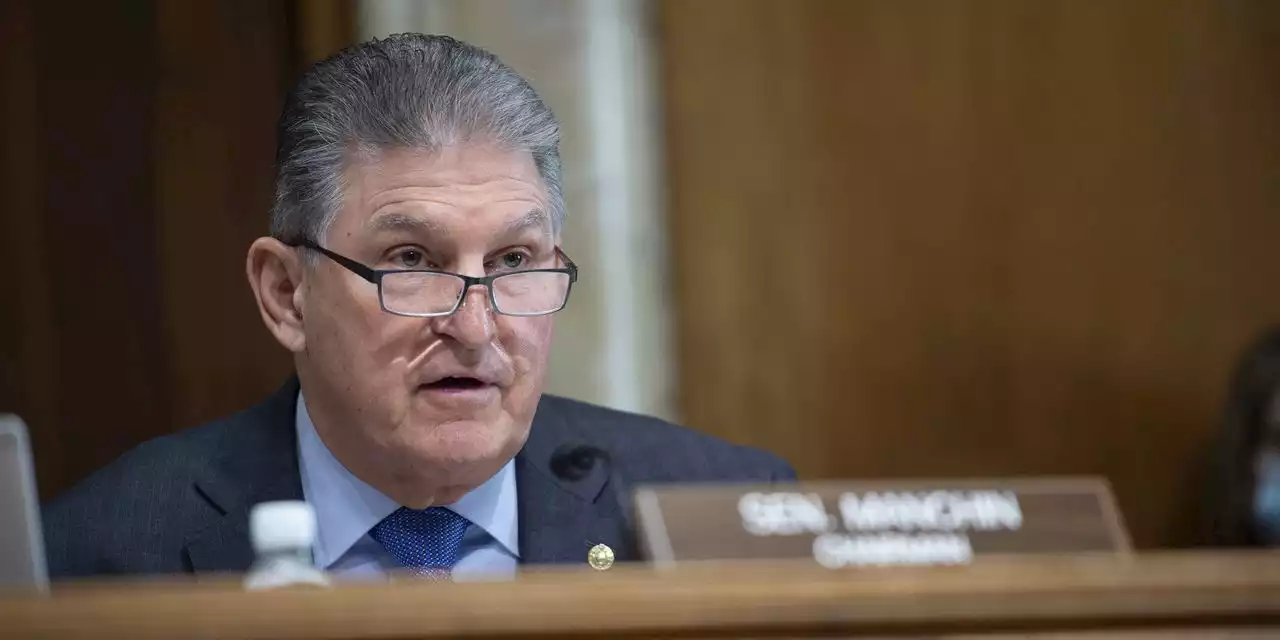 Manchin Pushes Democrats to Revisit Tax-Rate Increases