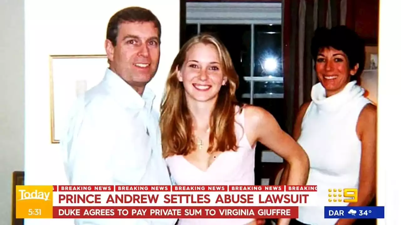 Prince Andrew and Virginia Giuffre reach settlement in civil sexual assault claim