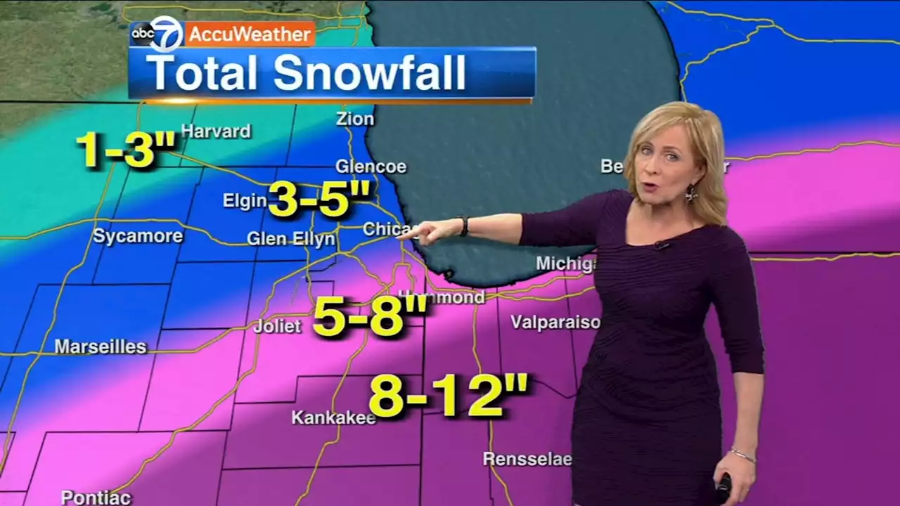 Chicago snow forecast: Winter storm to bring heavy rain, ice, several inches of snowfall mid-week