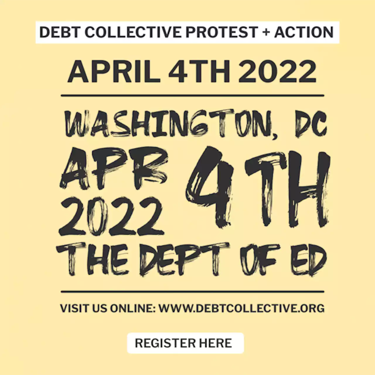 PICK UP THE PEN, JOE: April 4th Day of Action for Student Debt Cancellation