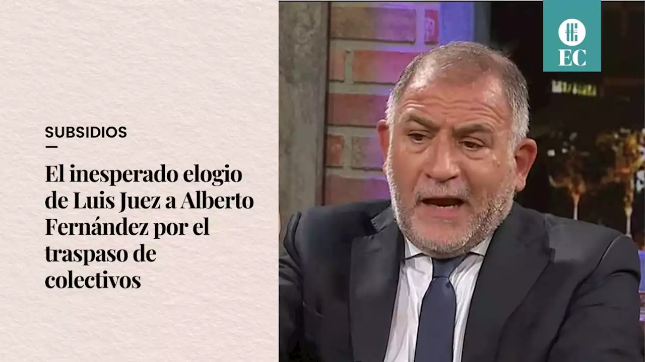 El inesperado elogio de Luis Juez a Alberto Fern�ndez por el traspaso de colectivos