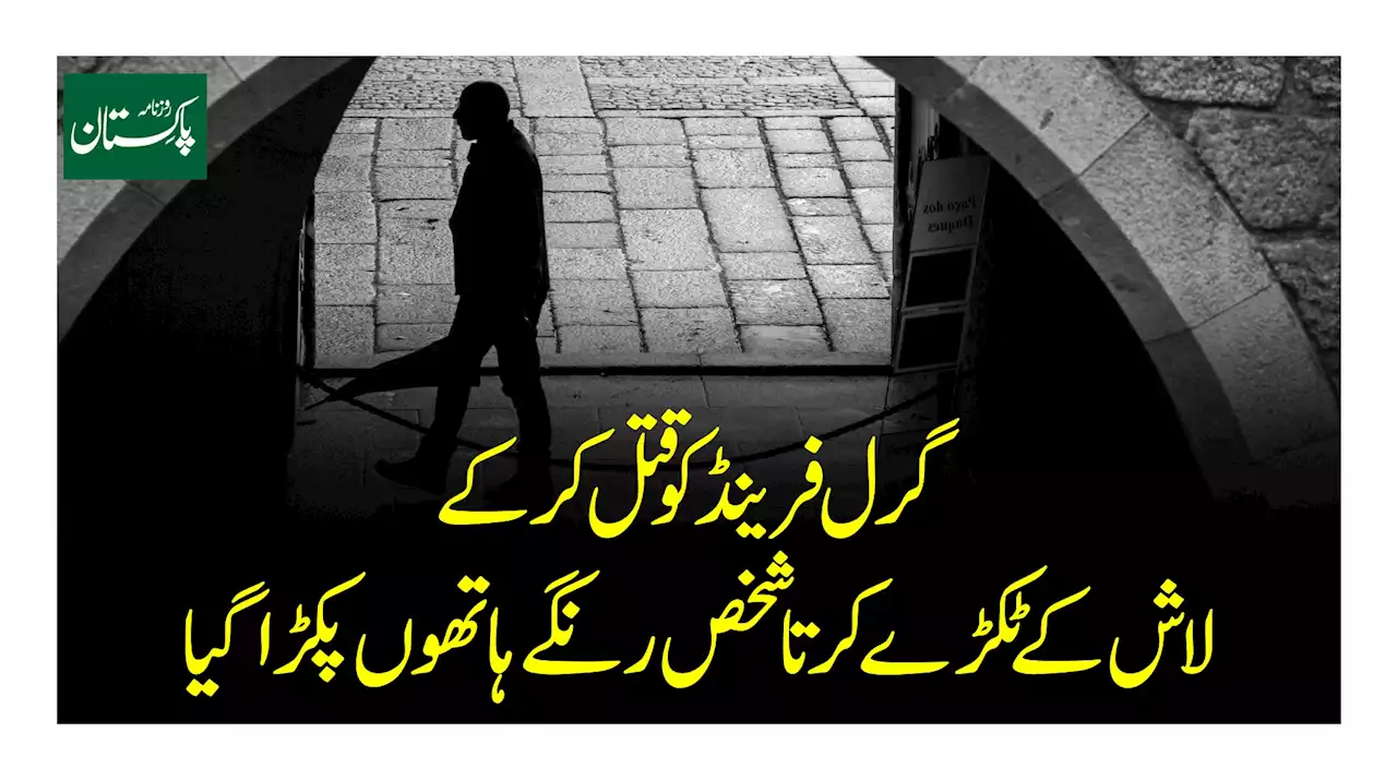 گرل فرینڈ کو قتل کرکے لاش کے ٹکڑے کرتا شخص رنگے ہاتھوں پکڑا گیا