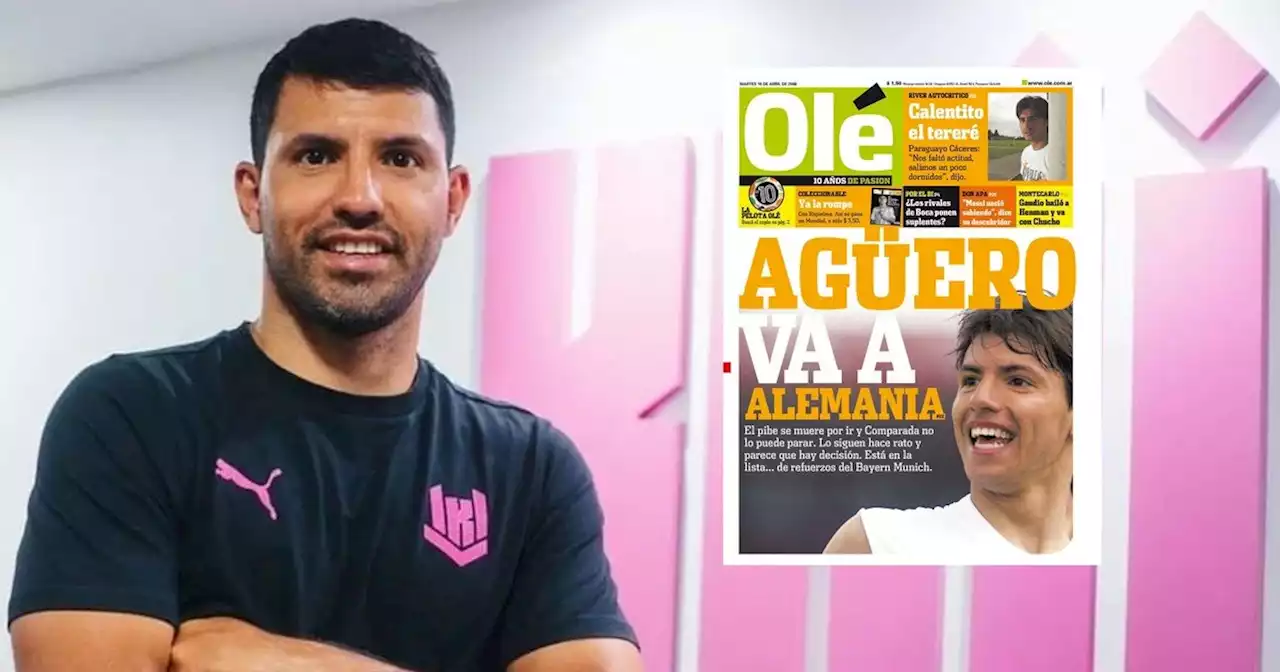 Agüero explicó por qué no fue al Bayern Munich: 'Jugué horrible'