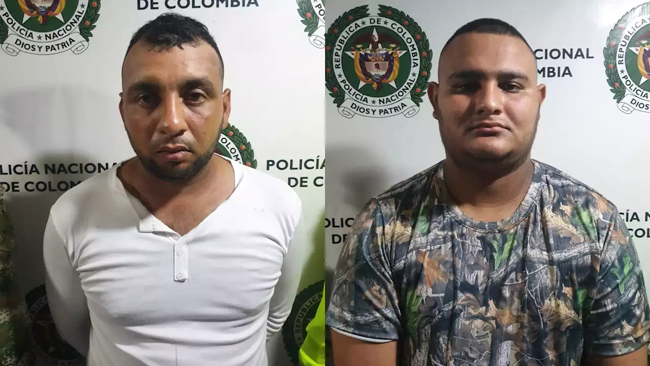 Caen alias el Loco y ‘El Brujo’, integrantes del Clan del Golfo en Ciénaga