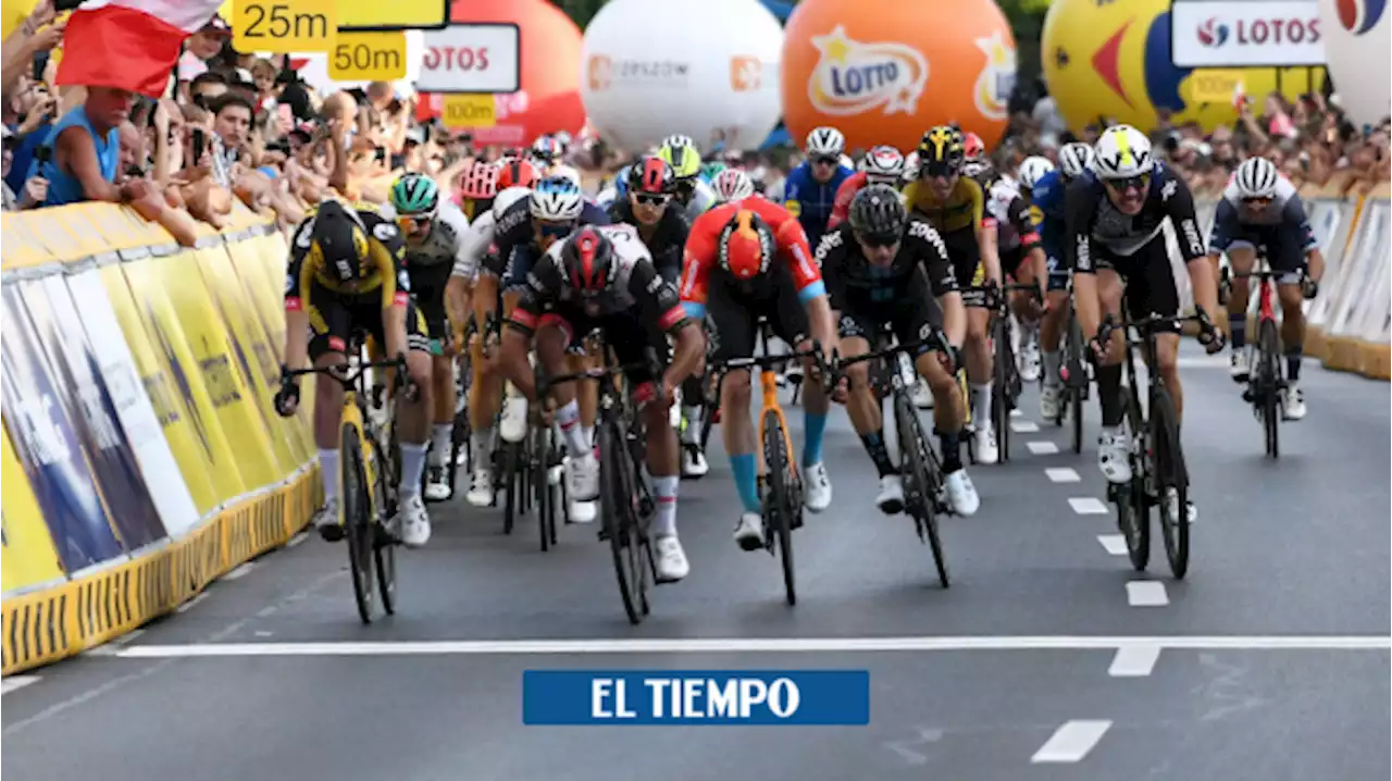 Video: el gran esprint con el que Fernando Gaviria ganó la etapa en Omán