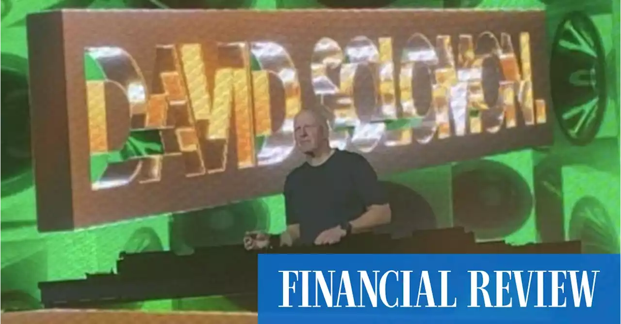 Goldman CEO David Solomon deejays for Jeff Bezos at the Super Bowl